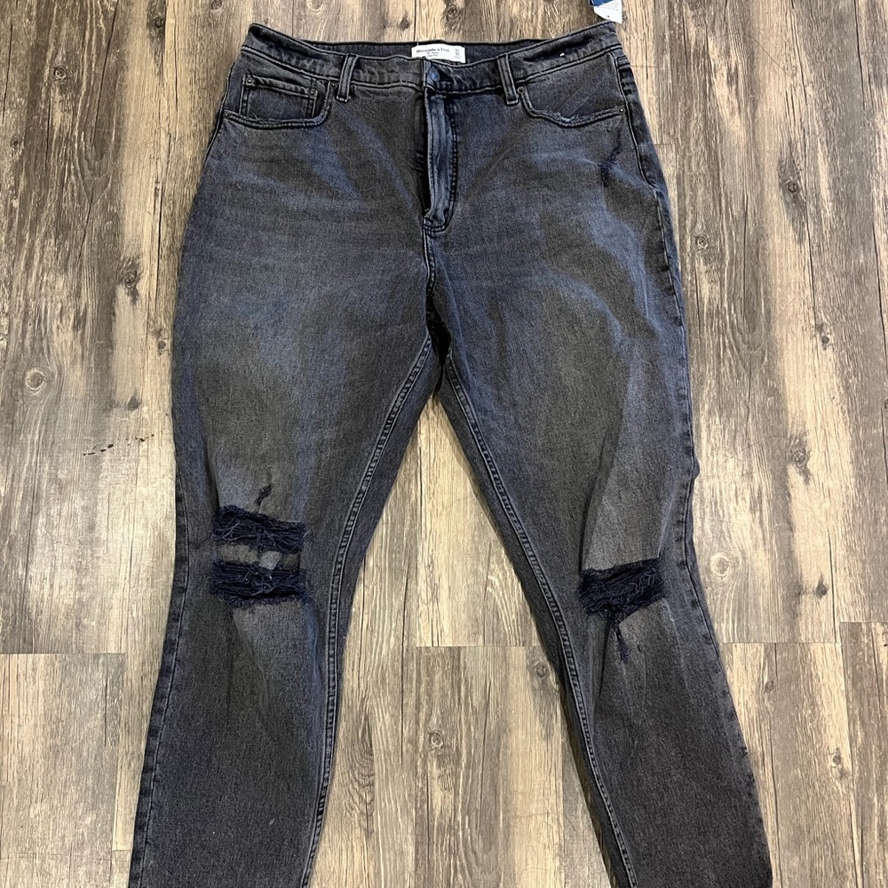 Abercrombie and Fitch. Straight distressed fit. Tags attached. Brand new.